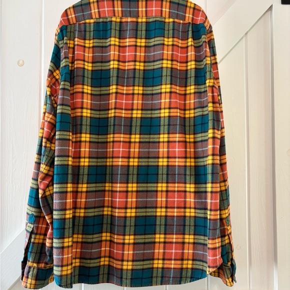 J Crew Men’s Regenerative cotton Plaid Multicolor Shirt Preppy Camping XXLT - Picture 4 of 10